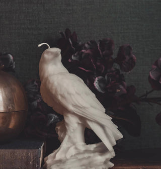 Hawk Pillar Candle
