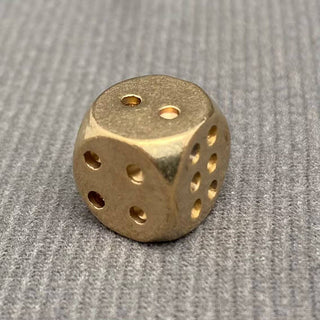 Brass Dice - Pair of 2