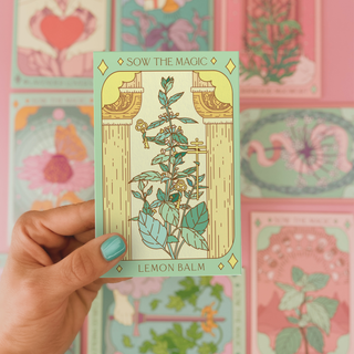 Lemon Balm Tarot Garden + Gift Seed Packet