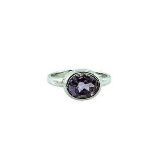 Amethyst Ring in Sterling Silver