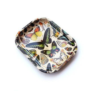 Small Metal Butterfly Ritual Tray