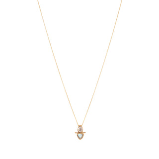 Classic Thistle Necklace: Labradorite