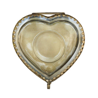 Glass Heart Ormolu Display Case