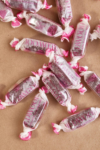 Chocolate Raspberry Caramel Chews