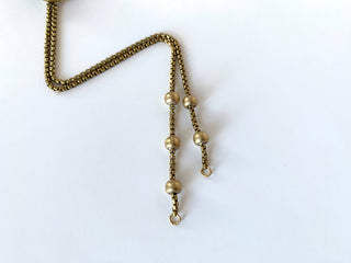 CELESTIAL Goldstone Bolo Tie Necklace