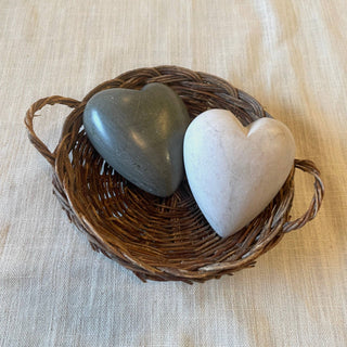 Tesoros Trading Company - Handcarved Stone Heart, Large