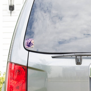 Razzle Dazzle Raccoon Vinyl Sticker