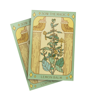 Lemon Balm Tarot Garden + Gift Seed Packet