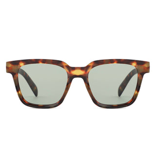 Classic Square Curved Lens Sunglasses - Assorted Colors