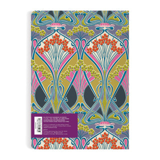 Liberty Ianthe Lichen Handmade Embroidered Journal