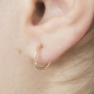 Mini Hoop Earrings - Gold