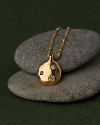 Mwala Constellation Necklace: Champagne