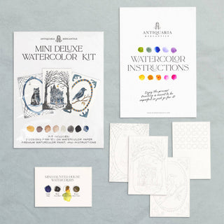 Antiquaria Mini Watercolor Kit: Haunted House