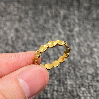 18K Gold-Plated Flower Ring