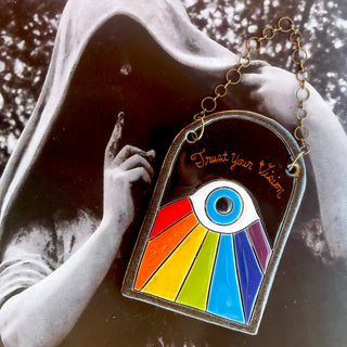 Trust Your Vision Ceramic Wall Hanging: Small