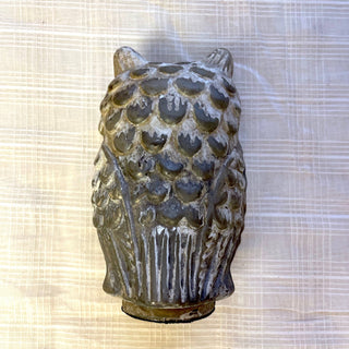 Glass Antiqued Sm Owl
