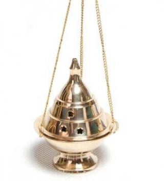 Hanging Brass Incense Burner