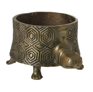 Brass Turtle Pot