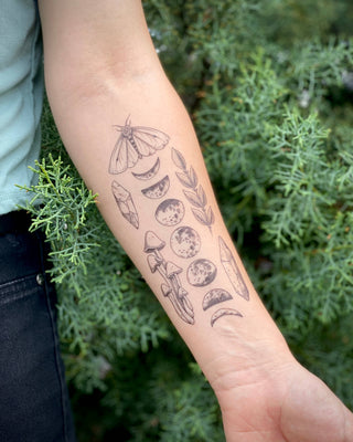 NatureTats | Moon Magic Temporary Tattoo