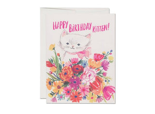 Red Cap Cards | Happy Birthday Kitten
