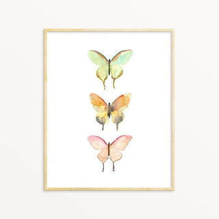 Snoogs & Wilde Art | Watercolor Butterflies #1 ~ Art Print