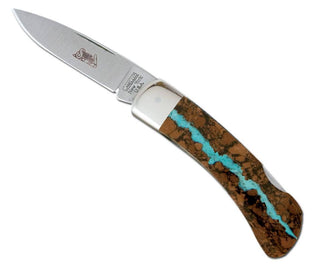 Santa Fe Stoneworks | Vein Turquoise 3" Lockback Knife