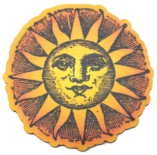 Sun Wood Magnet