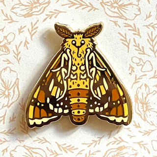 Mustard Beetle | Moth Enamel Pin