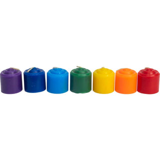 Chakra Mini Votive Meditation Candles (Set of 7)