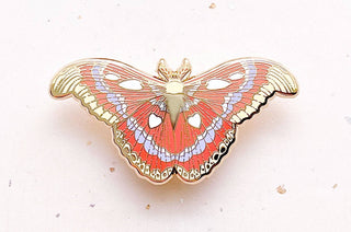 Atlas Moth Enamel Pin
