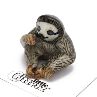 Buttercup The Three-Toed Sloth - Porcelain Miniature