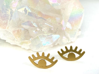 Brass Eye Studs