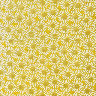 Giftsland | Handmade Paper - White & Gold Daisy On Yellow