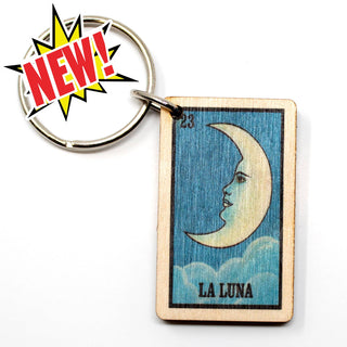 Most Amazing | Loteria Luna Wooden Keychain