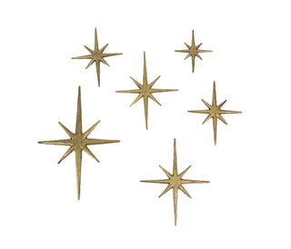 Gold Starburst Wall Hanging - Cast Iron