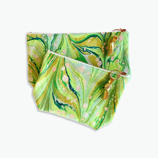 Astral Marbled Pouch - Ivy - Small
