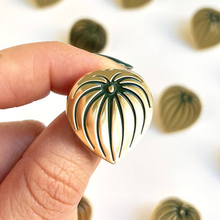 Paper Anchor Co. | Watermelon Peperomia Leaf Lapel Pin