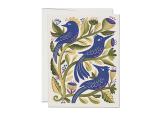 Purple Birds Card