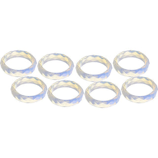 Gemstone Faceted Opalite Rings