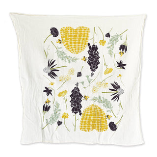 Honeybee Garden Tea Towel