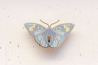 Widespread Forester Butterfly Enamel Pin