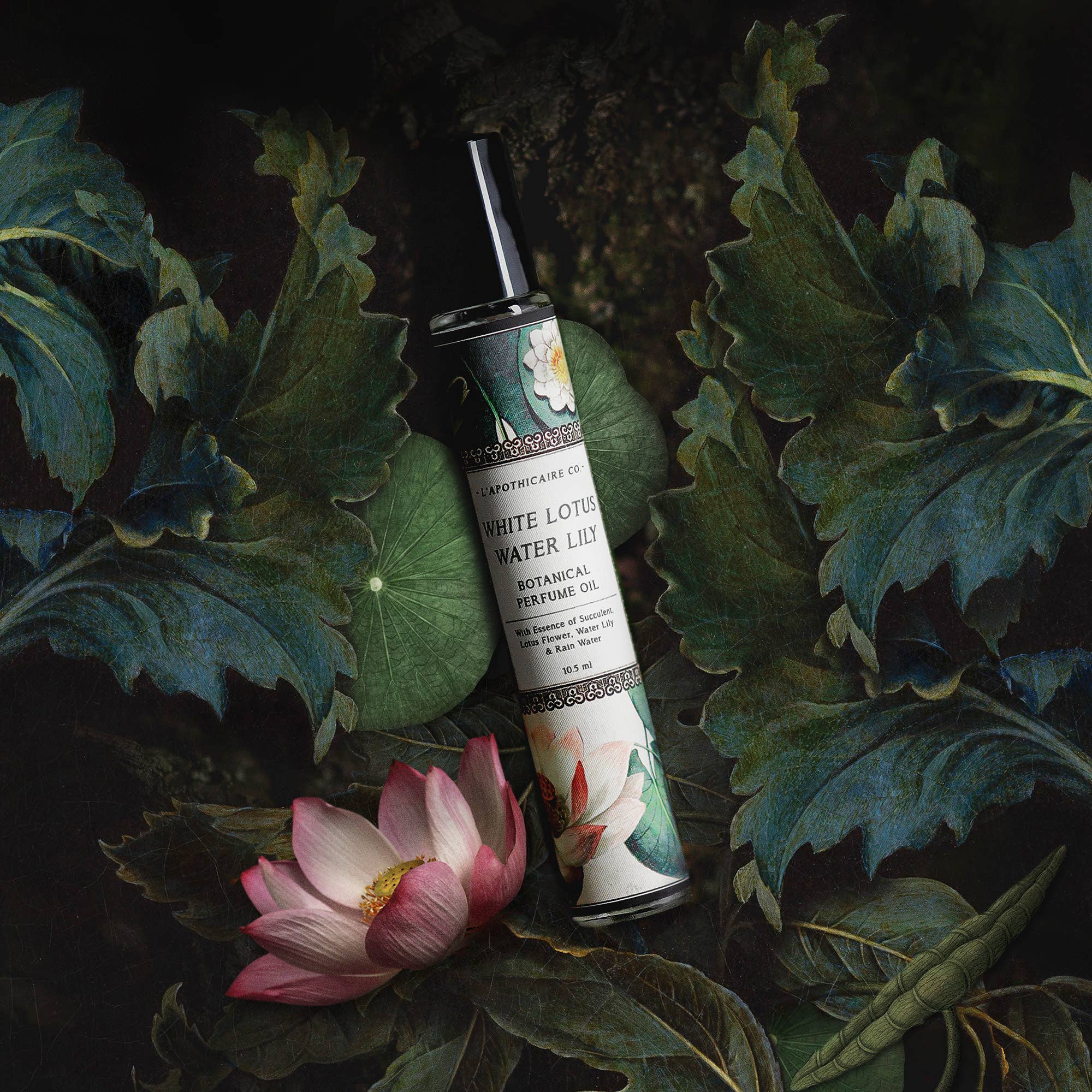 water lily flower essence White Lotus + Water Lily