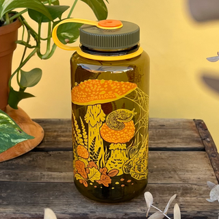 Toad & Mushrooms - 32oz Nalgene Water Bottle