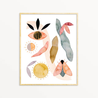 Snoogs & Wilde Art | Sun Moth ~ 8x10 Art Print