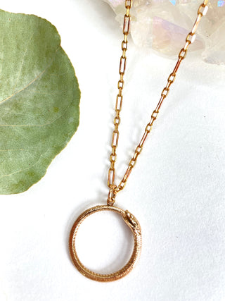 Indie South | Ouroboros Snake Necklace
