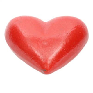 Cast Iron  Heart in Red