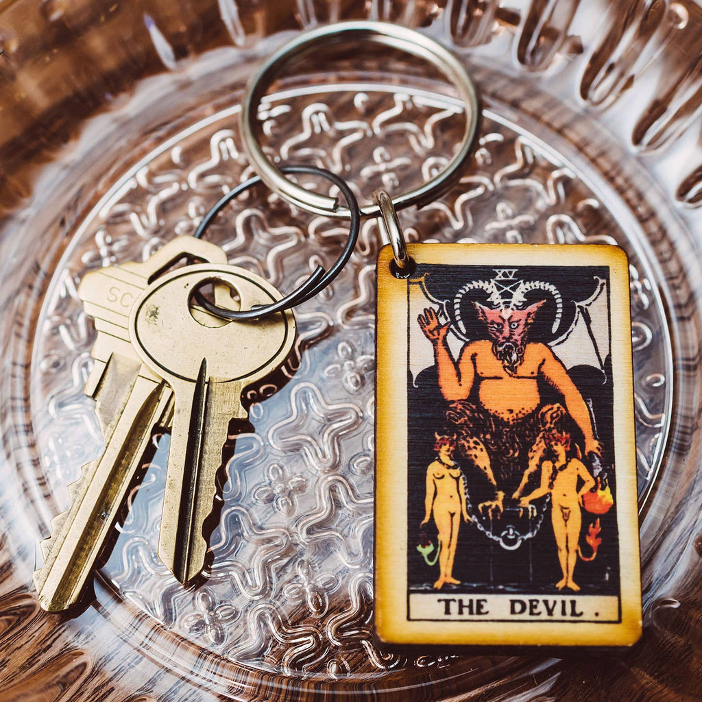 The Devil Wooden Keychain – Indie South