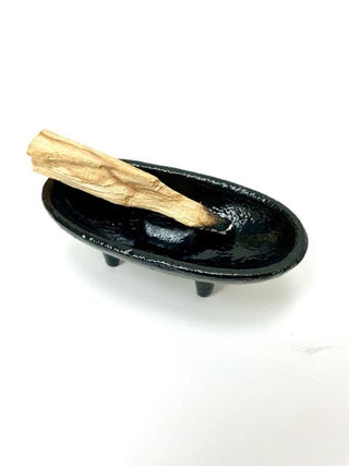 Cast Iron Canoe Smudge Pot/Incense Burner
