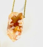 Indie South | Large Chunky Crystal Pendant Statement Necklace