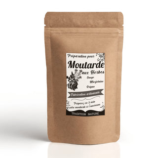 Tradition Nature | Homemade Herb Mustard Base - 100g - Moutarde Aux Herbes